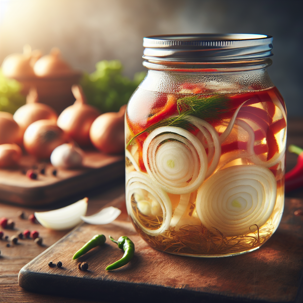  Conserva Simples de Cebola e Pimenta