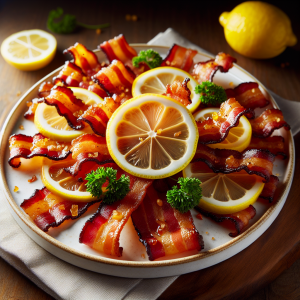 Imagem da receita  Crocantes de Bacon ao Limão