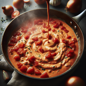 Imagem da receita ** Molho Cremoso de Tomate e C...