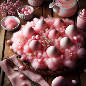 Imagem da receita  Ovos Nuvem Rosados