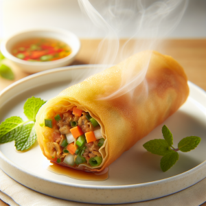 Imagem da receita  Rolo Primavera Classe A