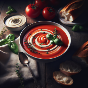 Imagem da receita  Sopa Creme de Tomate Delicado