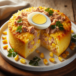Imagem da receita  Torta de Milho com Atum e Ovo