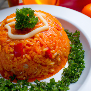 Imagem da receita ARROZ DE TOMATE COM QUEIJO