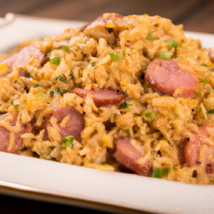 Imagem da receita Caçarola de Arroz com Bacon, C...