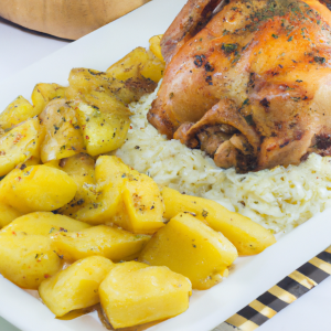 Imagem da receita Frango com Batata e Arroz ao F...