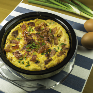 Imagem da receita Frittata de Bacon e Alho