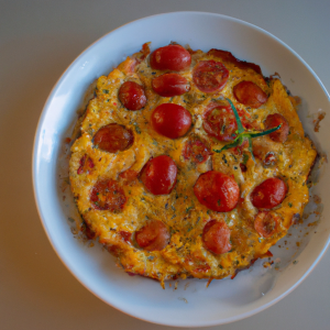 Imagem da receita Frittata de Tomate e Alho com ...