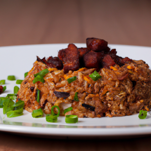 Imagem da receita  Arroz de Carne Moída com Baco...