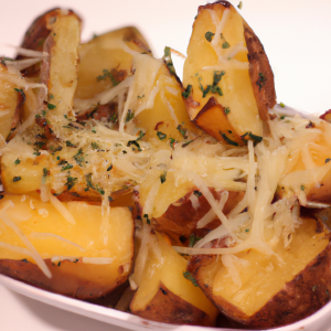Imagem da receita  Batata Assada com Alho e Quei...