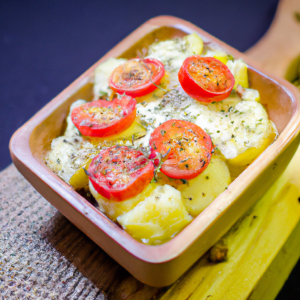 Imagem da receita  Batata Requeijão com Tomate e...
