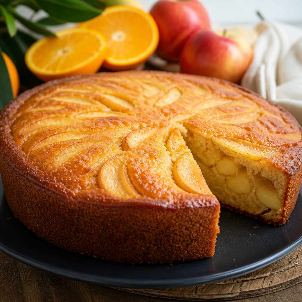  Bolo de Laranja com Maçãs