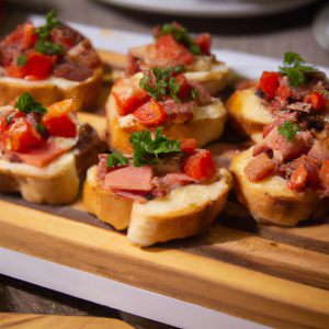 Imagem da receita  Bruschetta de Tomate com Baco...