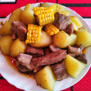 Imagem da receita ** Caçarola de Carne com Milho...