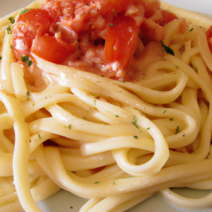 Imagem da receita  Espaguete à Carbonara de Toma...