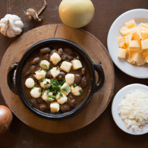 Imagem da receita  Feijoada com Queijo e Alho