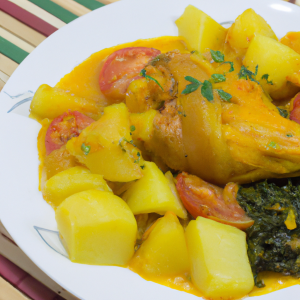 Imagem da receita  Frango ao Curry com Batatas, ...