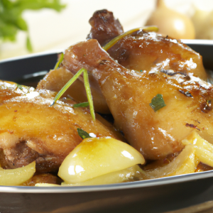 Imagem da receita  Frango com Cebola Caramelizad...