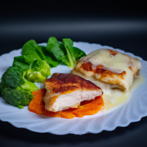 Imagem da receita  Frango à Parmegiana com Veget...