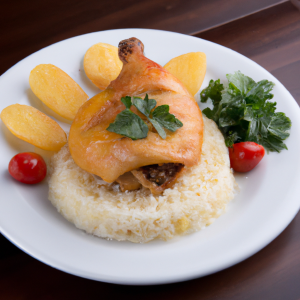 Imagem da receita  Frango recheado com arroz de ...