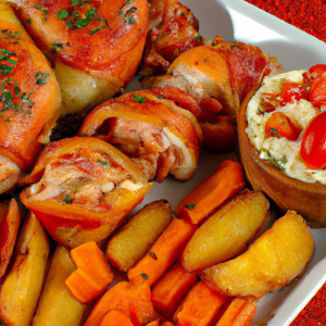 Imagem da receita  Frango Recheado com Batata, T...