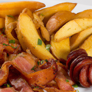 Imagem da receita  Linguiça com Batata e Bacon A...