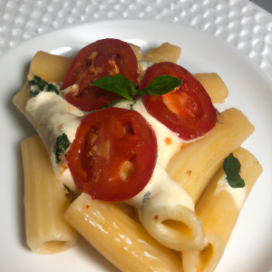 Imagem da receita  Macarrão Caprese de Tomate e ...