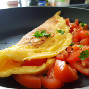 Imagem da receita  Omelete Caprese de Baixa Calo...