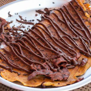 Imagem da receita  Omelete de Chocolate com Baco...