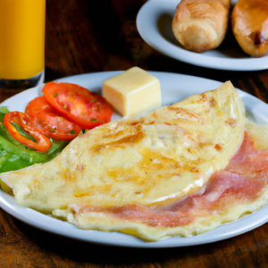 Imagem da receita  Omelete de Fiambre e Queijo