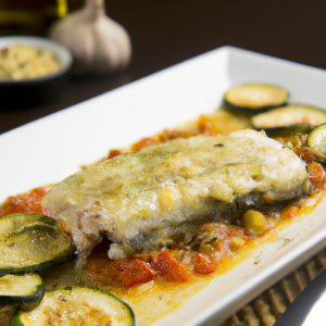 Imagem da receita  Peixe com quiabo gratinado