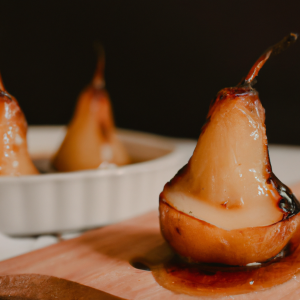 Imagem da receita  Pêras ao Forno com Creme de L...