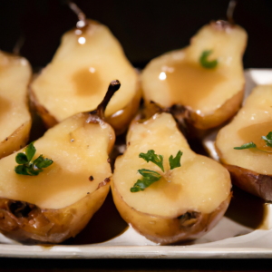 Imagem da receita **** Pêras Assadas com Creme d...