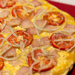Imagem da receita  Pizzas de Tomate e Bacon com ...