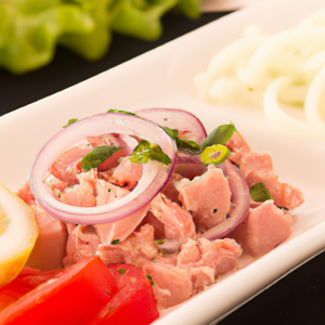 Imagem da receita  Salada de Atum com Tomate e C...