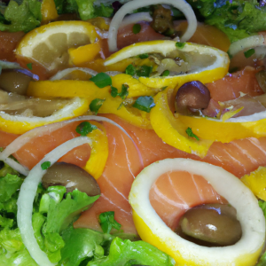 Imagem da receita  Salada de Salmão Saborosa