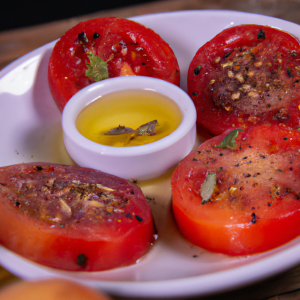 Imagem da receita  Salada de Tomates Assados com...