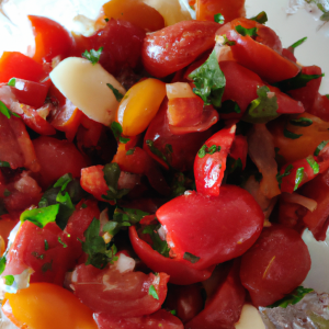 Imagem da receita  Salada Mediterrânea com Tomat...