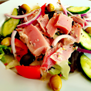 Imagem da receita  Salada Mediterrânea de Atum