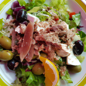 Imagem da receita  Salada Mediterrânea de Cavala