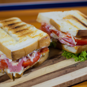 Imagem da receita  Sanduíche de Tomate, Queijo e...