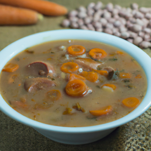 Imagem da receita  Sopa de Feijão com Cenoura