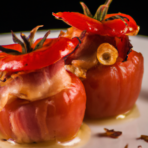 Imagem da receita  Tomate Recheado com Bacon