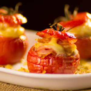 Imagem da receita  Tomate Recheado com Bacon e Q...