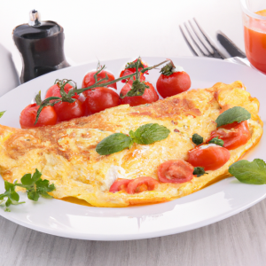 Imagem da receita Omelete Caprese