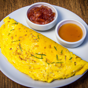 Imagem da receita Omelete de Chuchu com Arroz e ...