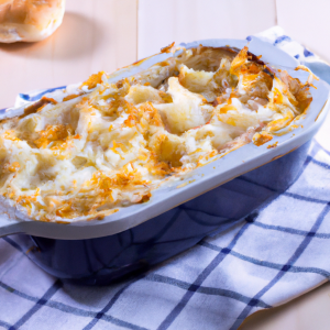 Imagem da receita Pão Gratinado com Queijo, Cebo...