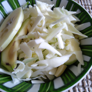 Imagem da receita Salada de Repolho, Couve e Ban...