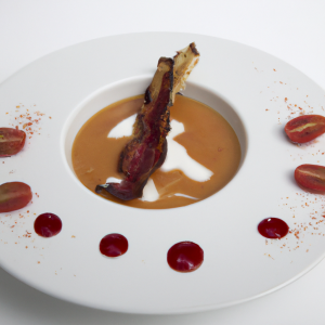 Imagem da receita Sopa Cremosa de Bacon com Toma...