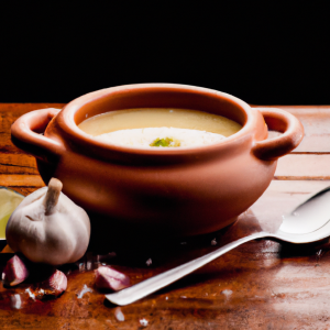 Imagem da receita Sopa de Alho e Limão